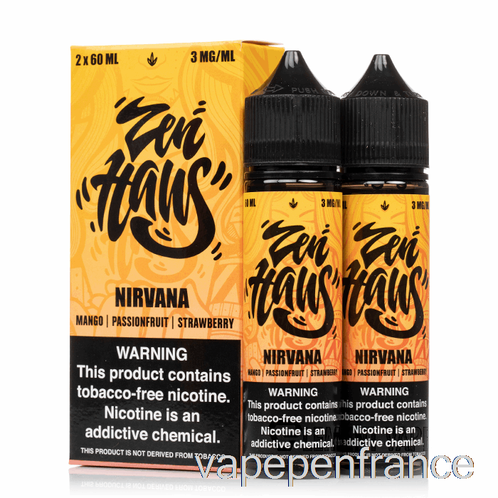 Nirvana - Zen Haus - Stylo Vape 120 Ml 3 Mg
